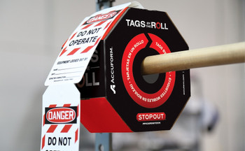 Safety Tags By-The-Roll: Scaffold Inspection PF-Cardstock 100/Roll - TAR718
