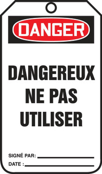 Danger Dangereux Ne Pas Utiliser - TCF021PTP