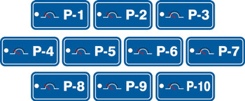 Energy Source Standard Tags: P-_ (Pneumatic) Series Package Plastic 10/Pack - TDF720VPR