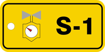 Energy Source Identification Standard Tag: Steam Number: 7 Plastic 1/Each - TDJ307VPE