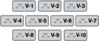 Energy Source ID Tag - Series Plastic 10/Pack - TDJ420VPR