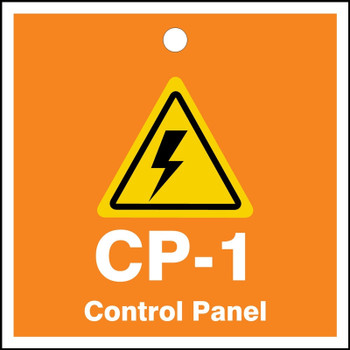 Energy Source ID Tag - Individual Number: 3 Plastic 1/Each - TDK203VPE