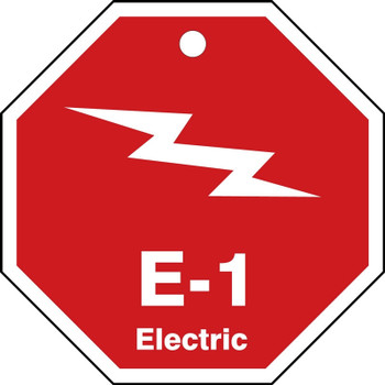 Energy Source ShapeID Tag: E-_ Electric Number: 6 Plastic 1/Each - TDK306VPE