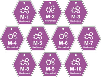 ENERGY SOURCE ID TAG - SERIES PACKAGE Number: Series 1 - 10 Plastic 10/Pack - TDK620VPR