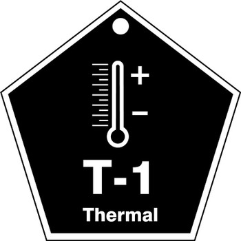 Energy Source ShapeID Tag: T-_ Thermal Number: 3 Adhesive Dura-Vinyl 5/Pack - TDK803XVM