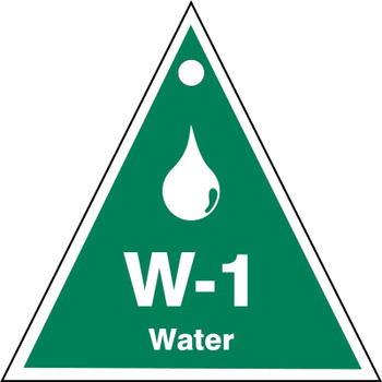 Energy Source ShapeID Tag: W-_ Water Number: 7 Adhesive Dura-Vinyl 5/Pack - TDK907XVM