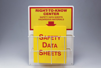 Right-To-Know Center: Single Basket American English Board Only 1/Each - ZRS313