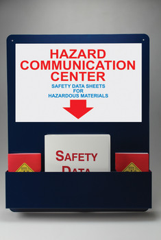 Pocket-Style Aluminum Center: Hazard Communication Center English Board Only 1/Each - ZRS709