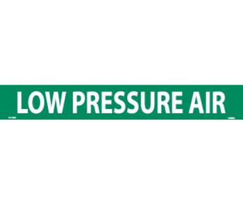 Pipemarker - Low Pressure Air - 2X14 - 1 1/4 Letter - PS Vinyl - A1153G