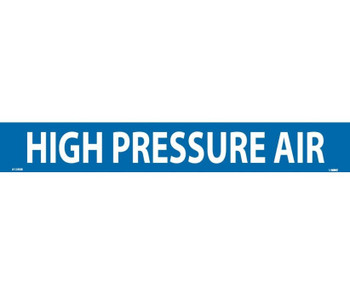 Pipemarker - High Pressure Air - 2X14 - 1 1/4 Letter - PS Vinyl - A1290B