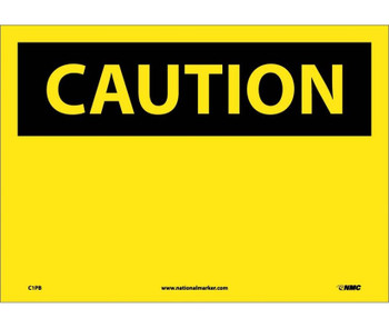 Caution: (Header Only) - 10X14 - PS Vinyl - C1PB