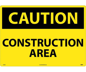 Caution: Construction Area - 20X28 - .040 Alum - C664AD