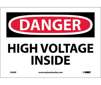 Danger: High Voltage Inside - 7X10 - PS Vinyl - D290P