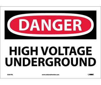 Danger: High Voltage Underground - 10X14 - PS Vinyl - D291PB