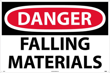 Danger: Falling Material - 24X36 - .040 Alum - D37AF