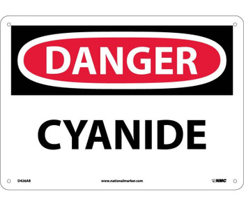 Danger: Cyanide - 10X14 - .040 Alum - D426AB
