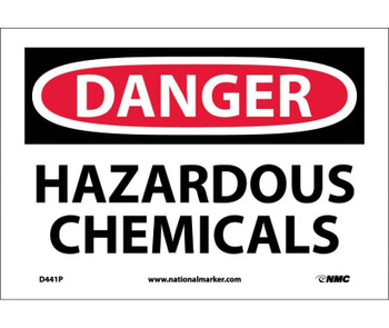 Danger: Hazardous Chemicals - 7X10 - PS Vinyl - D441P