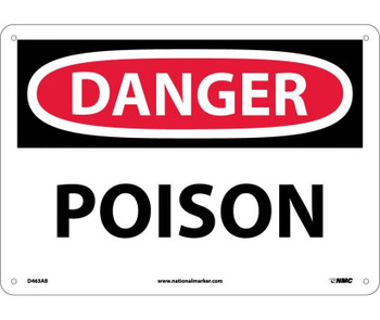 Danger: Poison - 10X14 - .040 Alum - D463AB