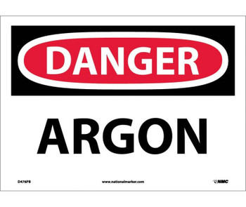 Danger: Argon - 10X14 - PS Vinyl - D476PB