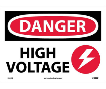 Danger: High Voltage - Graphic - 10X14 - PS Vinyl - D549PB