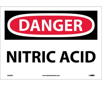 Danger: Nitric Acid - 10X14 - PS Vinyl - D584PB