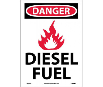 Danger: (Graphic) Diesel Fuel - 14X10 - PS Vinyl - D644PB