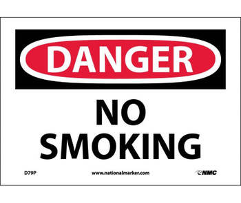 Danger: No Smoking - 7X10 - PS Vinyl - D79P