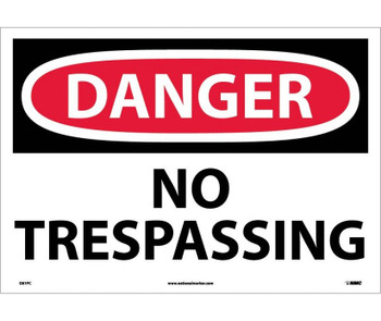 Danger: No Trespassing - 14X20 - PS Vinyl - D81PC