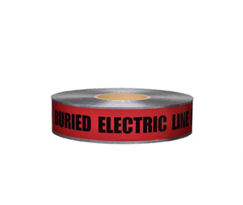 Detectable Underground Tape - Caution Electric Line Below  - 2"X1000' - DT2 RE