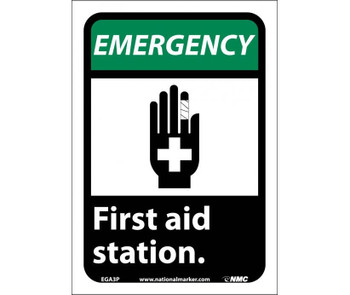 Emergency - First Aid Station (W/Graphic) - 10X7 - PS Vinyl - EGA3P