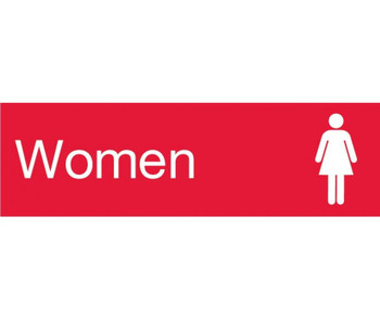Engraved - Women - Graphic - 3X10 - Red - 2Ply Plastic - EN24R