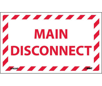 Main Disconnect - 3X5 - PS Vinyl - Pack of 5 - EPA5AP