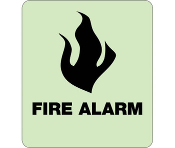 Fire Alarm - 8X8 - Glow Ada - GADA107BK