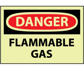 Danger: Flammable Gas - 10X14 - PS Vinylglow - GD276PB