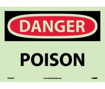 Danger: Poison - 10X14 - PS Vinylglow - GD463PB