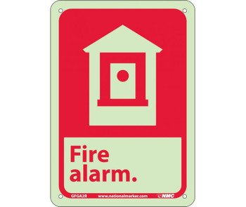 Fire - Fire Alarm - 10X7 - PS Vinylglow - GFGA2P