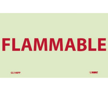 Fire - Flammable - 3X5 - PS Vinylglow - GL146PP