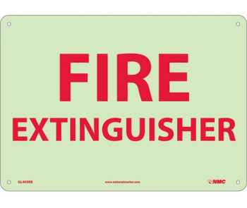 Fire Extinguisher - 10X14 - PS Glow - GL403PB