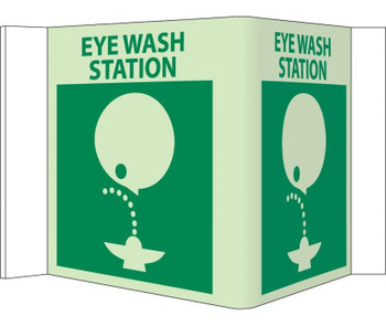 Visi - Eye Wash Station - 6X9 - Glow - GLV53