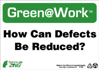 How Can Defects Be Reduced - 7X10 - Recycle Plastic - GW1036