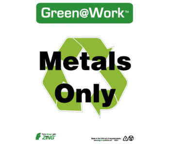 Metals Only - 14X10 - Recycle Plastic - GW2041