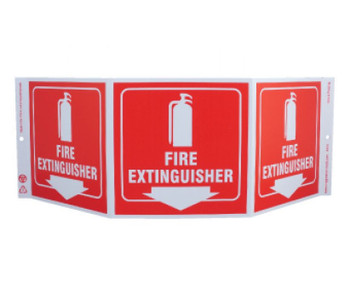 Tri-View - Fire Extinguisher - 7.5X20 - Recycle Plastic - GW3052