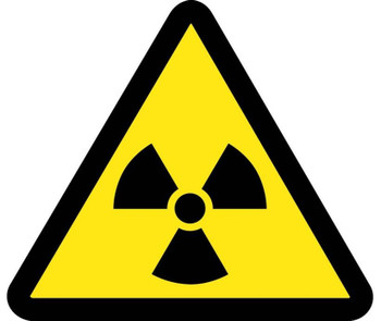 Label - Graphic For Radioactive Material Hazard - 2In Dia - PS Vinyl - ISO261AP