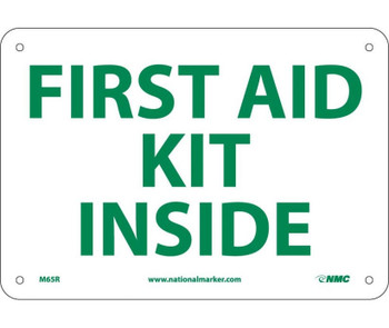 First Aid Kit Inside - 7X10 - Rigid Plastic - M65R