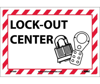 Lock-Out Center (W/Graphic) - 7X10 - PS Vinyl - M706P