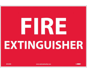 Fire Extinguisher - 10X14 - PS Vinyl - M754PB