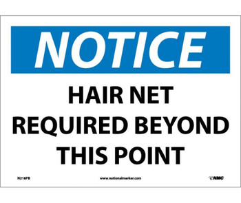 Notice: Hair Net Required Beyond This Point - 10X14 - PS Vinyl - N216PB