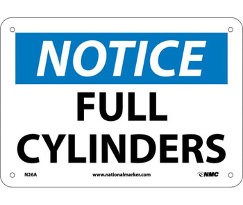 Notice: Full Cylinders - 7X10 - .040 Alum - N26A
