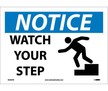 Notice: Watch Your Step - Graphic - 10X14 - PS Vinyl - N363PB