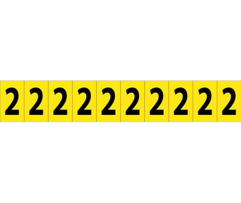 Number Card - 1" 2 (10 Numbers/Card) - PS Cloth - NPS42